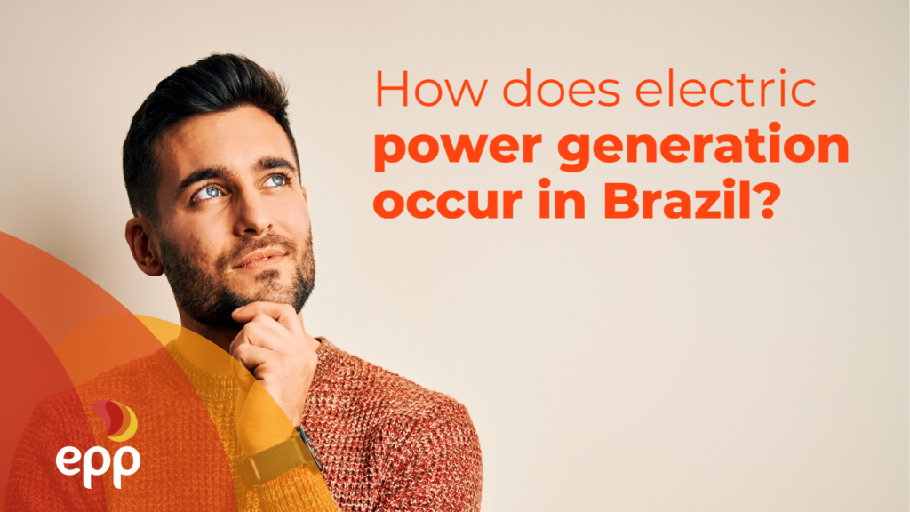 How does electric power generation occur in Brazil?